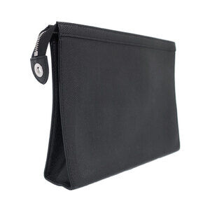 Louis Vuitton Taiga Voyage Leather Black Pochette Clutch Bag